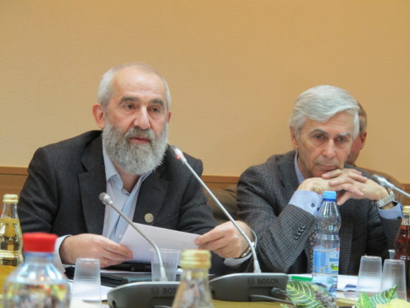 Андрей Цатурян и Михаил Данилов на обсуждении законопроекта